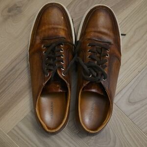Magnanni Brown Leather Sneakers